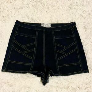 Like New Free People High Waisted Denim Short Shorts 27